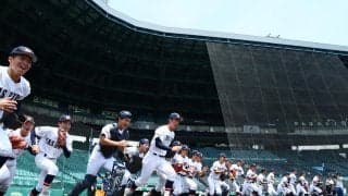 【甲子園】代表校の甲子園練習開始　トップバッターは兵庫・社　15分間