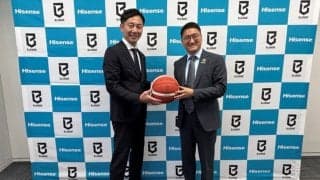 Bリーグとハイセンスジャパンがパートナー契約を締結…Bプレミア全26会場に大型LED導入