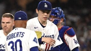 今季5勝目、佐々木朗希は「良い状態だ」3ラン援護のラッシングも称賛「ストライクが入っている時の彼は素晴らしい」