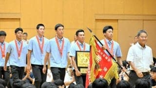 「日本一の栄冠つかむ」31年ぶり甲子園、愛知・享栄が壮行会で決意