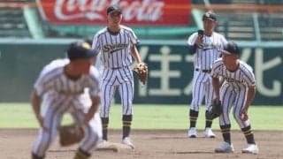 「暑く感じない」「本当にいい場所」　北海道代表2校が甲子園練習