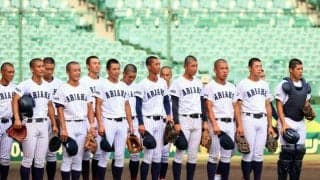 熊本代表・有明が甲子園で練習　主将「被災された方に勇気与えたい」