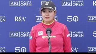 桑木志帆、3連続バーディなど2位　決勝Rも「同じようなテンポでプレーできるように」