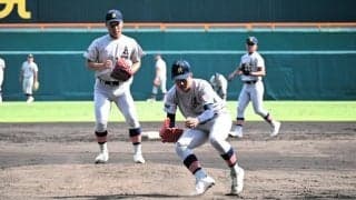青森山田「夢の場所」甲子園で練習　「普通の球場とは違う」
