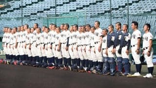 【甲子園練習】神村学園・小林嵩典「地元の人を勇気づけられるようなプレーを」熊本県八代市出身