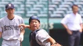 【甲子園】立命館宇治が練習　２年生主将の江原雅登「これが甲子園かと重み感じた」