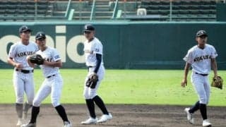 初の夢舞台「感動した」、父超えを誓い「自信あります」　甲子園練習