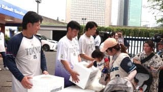 【ヤクルト】熊本地震の募金活動　福岡出身の古賀優大「力になれることがあれば」２日も開催