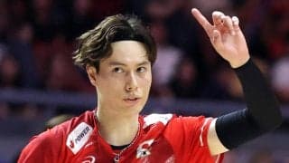 【バレー】１３連勝中の日本男子、第１セットは１９-２５で落とす　高橋藍の攻撃が徹底マークに遭う…勝てば初優勝に王手をかける米国戦