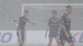 東京－ドルトムント戦が雷警報のため24分間中断　付近は視界不良の大雨
