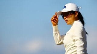 5連続バーディに痛恨ダボも…勝みなみ5打差逆転へ「ゴルフって何があるか分からない」