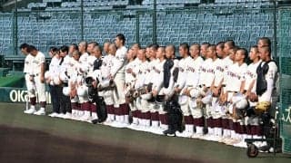 【甲子園】東筑ナインが練習前に黙とう　熊本地震を受け、山下監督「我々も隣の同じ九州」