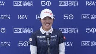 古江彩佳は6つ伸ばして8位　最終日は「ひとつでも上を目指して頑張りたい」