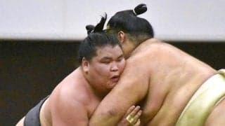 夏巡業帯同の幕下・旭富士が関取衆の申し合い稽古に異例の参加　力強い相撲で存在感を放つ…夏巡業が岐阜市から始まる
