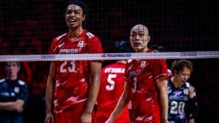 【バレー】日本代表は第４セット落とし敗戦　中盤に逆転許す　最後はサーブがアウトに