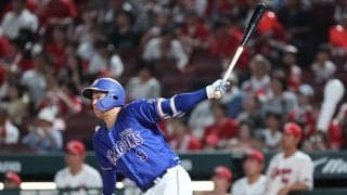【中日】石伊雄太の二塁打で７回勝ち越し　このままなら５月９日以来85日ぶり５位浮上