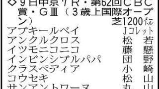 【ＣＢＣ賞展望】混戦の短距離重賞　フレッシュなディアナザールに期待
