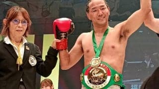 【KNOCK　OUT】福田海斗が首相撲からのひじ、ひざで竹内賢一に圧勝し「パパ勝ったよー」