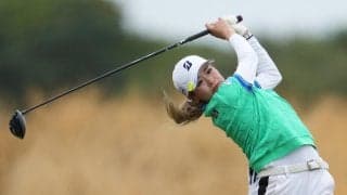 【全英女子オープン】桑木志帆が１打差２位で後半に突入　３打差２位から出て差を縮め逆転Ｖへ