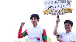 【クイーンS】北村友「昨年の雪辱を果たせて嬉しい」ココナッツブラウンが重賞初制覇