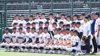 【甲子園】横浜が甲子園練習に登場　プロ注目の織田翔希擁し、連覇狙う沖縄尚学と対戦