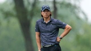 グリーンで苦戦の石川遼は暫定68位 3日目は順延／米下部