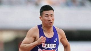 【陸上】桐生祥秀が１０秒０３で決勝進出　昨年８年ぶりに９秒台を出した富士北麓ワールドトライアルで好発進