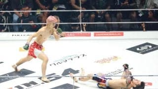 ＢＤ出身ジョリーが衝撃１回９６秒失神ＫＯ負け　平本蓮の弟、丈の右フックを被弾し大の字　ＲＩＺＩＮ連勝ストップ、ＭＭＡプロ初黒星　担架でリング後に