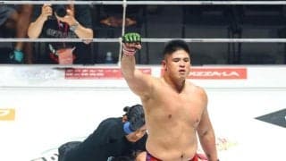 スダリオ剛が１年９カ月ぶり復活ＴＫＯ勝利で初戦突破　ヘビー級ＧＰ決勝で“怪物”エドポロキングと激突「必ず優勝します」