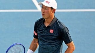  錦織圭 予選決勝は悪天候で開始遅延 
