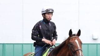 【ＰＯＧ】コントレイル産駒のシティオブドリームが横山典弘騎手の手綱でスタンバイ　昆調教師「コントレイルっぽくない」