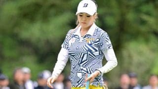 【女子ゴルフ】桑木志帆が痛恨の２ボギー、１オーバーで後半へ　全英女子Ｖから凱旋試合「くわきぃぃぃ！」の大声援
