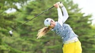 メジャー女王桑木志帆「緊張した…ずっと緊張して」60位発進も後半貫禄　国内女子ゴルフ第１日