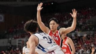 【バスケ】八村塁、２Ｇ２Ａで22得点到達　河村勇輝も２ケタ得点に乗せる／第３Ｑ