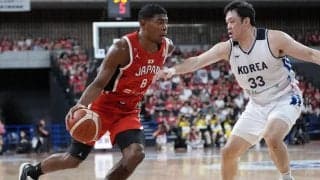 【バスケ】日本が88-68で韓国下す　八村塁は第４Ｑもコートに立ちチーム最多22得点