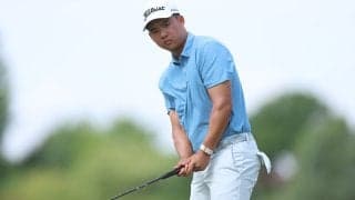 中国の18歳が1打差2位で最終日へ ランガスク首位