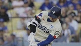 ドジャース　大谷翔平の適時打１得点のみで敗戦　怪物ミジオロウスキーに完敗　ロブレスキは４戦連続被弾の背信投球で５敗目