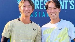  市川泰誠/今村昌倫ペア 逆転勝ちでV 