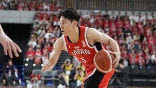 【バスケ】24得点の河村勇輝「アジアだけではなく世界で勝つことを目標に」韓国戦快勝後に宣言