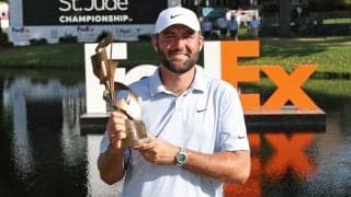 シェフラーがプレーオフ初戦で今季2勝目「アイアンがキレていた」