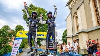 ERCチェコ：アダム・ブレジックが初優勝。福永修が難関ターマックで奮闘