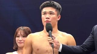 【ボクシング】田中空が再起戦９１秒ＴＫＯ勝ち　佐々木尽との再戦へ「もっと強くなりますんで、またお願いします」