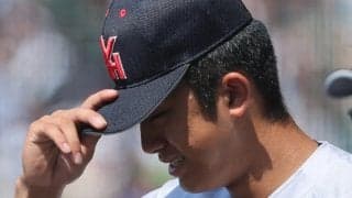 横浜の織田が涙 今後は｢何も考えられない｣ 3回に3ラン被弾で降板｢最後の最後に何してるんだろう｣【26年夏甲子園】