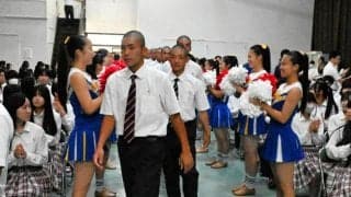 前人未到の全国大会5連覇へエール　中京高校軟式野球部の壮行会