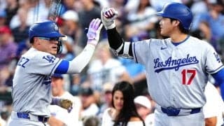 朗希ではない…試合後に選ばれた大谷翔平と34歳　珍しきペア、ド軍の“象徴的シーン”