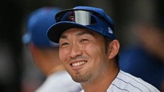 鈴木誠也に「嘘つきね」　美女がズバリ指摘…披露した“得意技”に日米が虜「30回は見たよ」