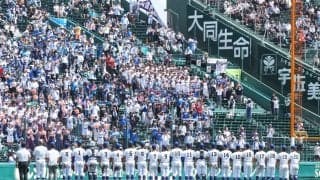 甲子園準決勝にいた“美女”に騒然「マジでびっくり」　三塁側アルプスに「来てたんや」