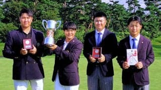 ジュニアゴルファー日本一決定戦　１５～１７歳の部は長﨑大星と後藤あいが完全Ｖ　