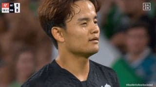 「ちょっとゴツくなってる」久保建英、相手DFを吹っ飛ばす！復帰戦の“パワフル突破”にファン驚き「やっぱ別格」「強いなー」