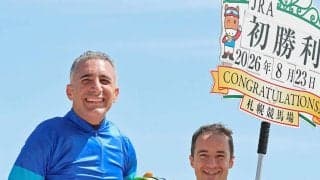 カナダの名手ヘルナンデス騎手が札幌３Ｒで鮮やかなまくり！ＪＲＡ初勝利に「ウォウ！　グレイト！」と大興奮